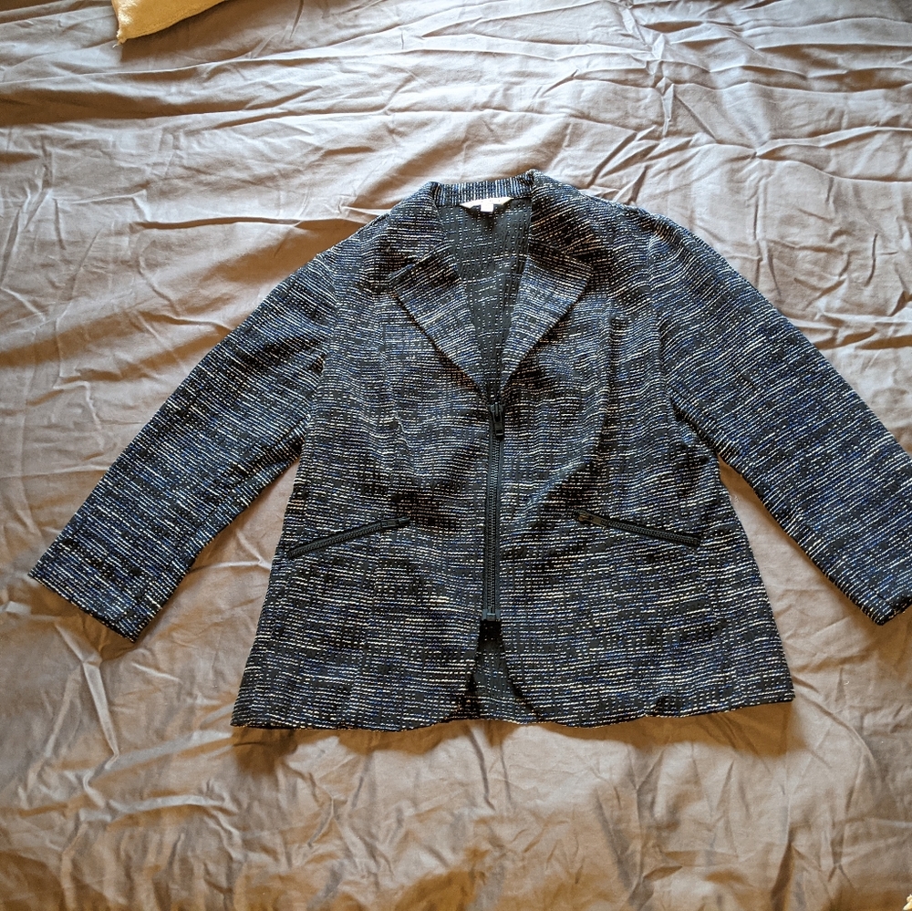 CAbi Mingle Zipper Blazer